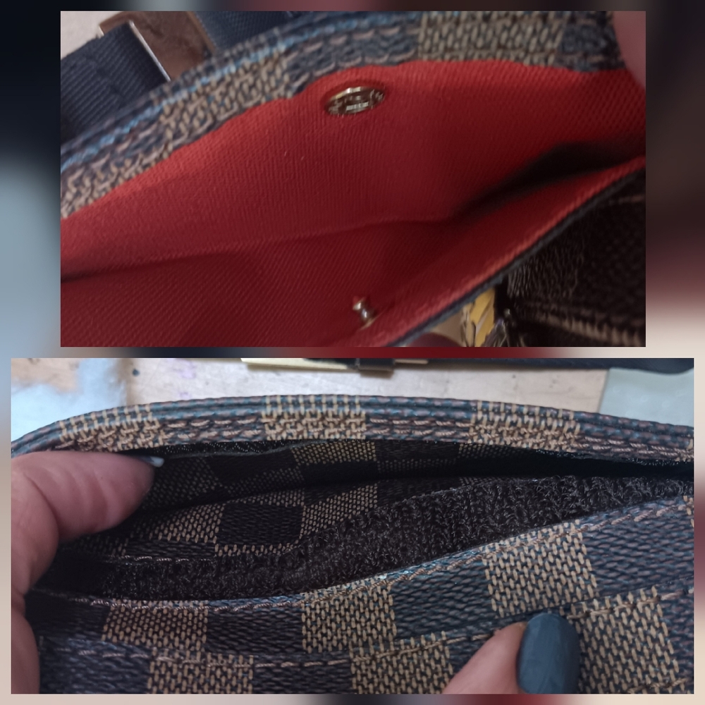 Louis Vuitton EUC ✨ Damier Ebene Geronimos Belt Crossbody Bag Bumbag W/BOX - Picture 14 of 16